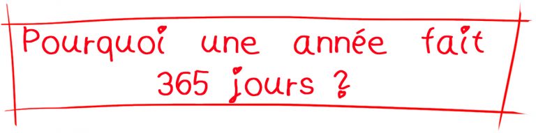 Combien de jours dans une année ? Science illustrée pour enfants - L ...