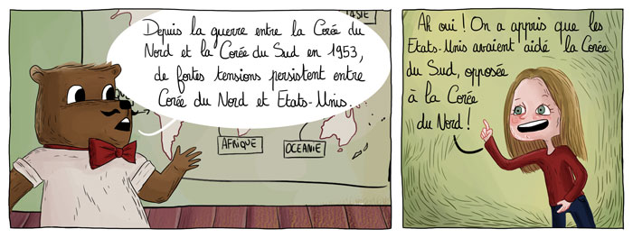 planche BD 1 - contexte actuel Corée du Nord