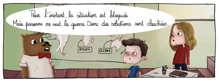 planche BD 10 - Conclusion Corée situation bloquée